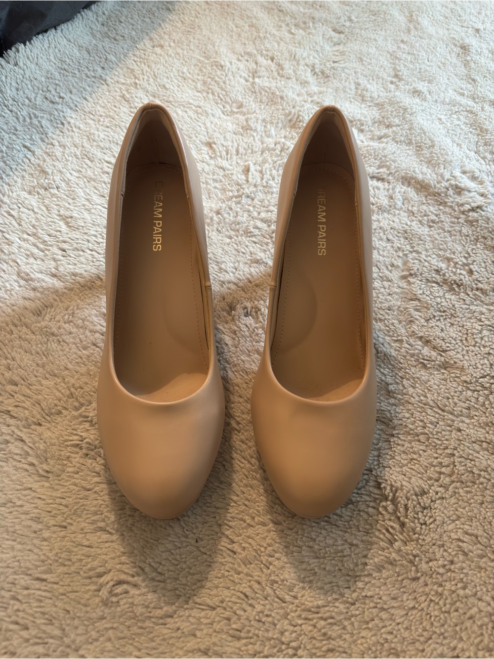 Dream Pairs Women's Nude Round-Toe Pumps size 10 Never Worn